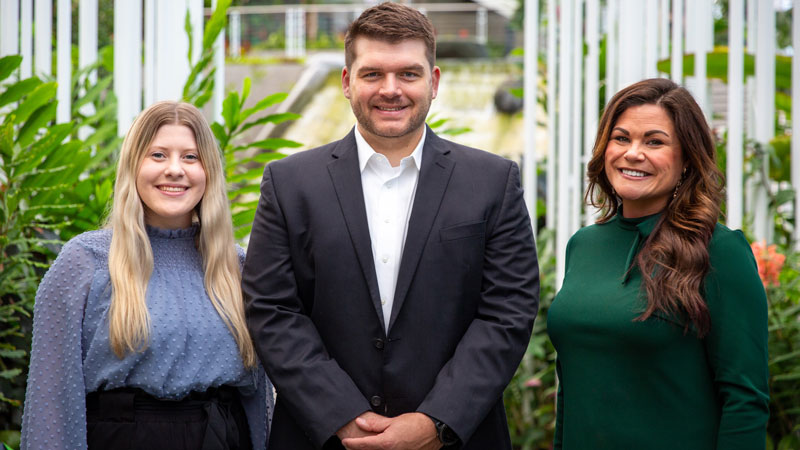 Courtesy Visit OKC Visit OKC has welcomed Liv Cowan as events services manager (sports and equine events), Blake Ruggs as sports sales manager, and Lesley Patterson as director of convention sales.