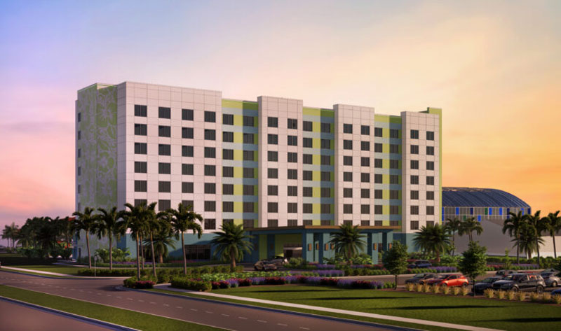 Courtesy Poarch Band of Creek Indians OWA Parks and Resort has announced it will be adding a $50 million tropical-themed hotel resort. The property is expected to open in May 2025.