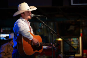 Dan's Silverleaf is an iconic music venue in Denton, Texas. Though the town's musical heritage is rooted in jazz, visitors can hear various genres of live music nightly at its many clubs.