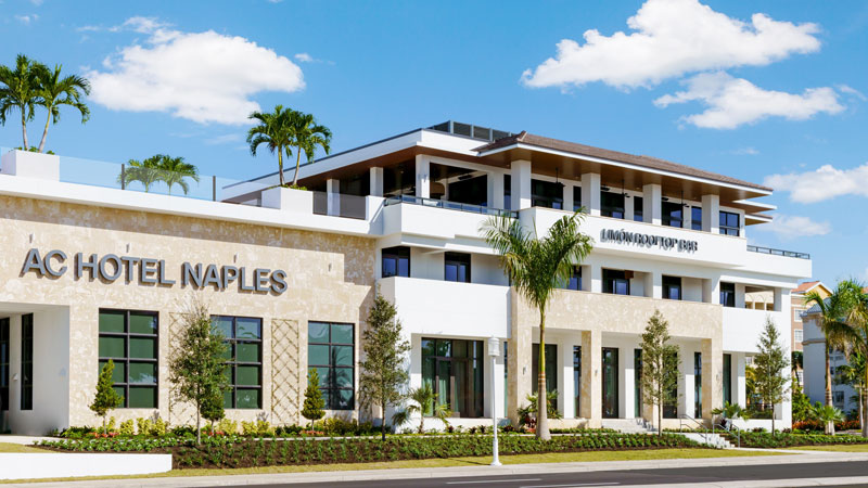 Courtesy AC Hotels by Marriott AC Hotel Naples 5th Avenue officially opened to the public on Dec. 15.