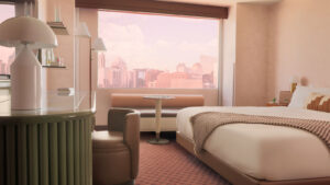 Courtesy Downright Austin Downright Austin is set to open in spring 2024, offering 31,000 square feet of meeting and event space and 367 guest rooms.