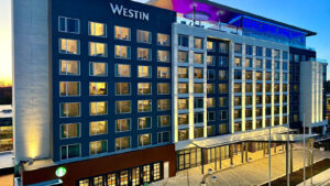 Courtesy Westin Atlanta Gwinnett A nighttime outside shot of the Westin Atlanta Gwinnett.