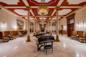 The Mezzanine Wedding Venue at the Driskill Hotel. 