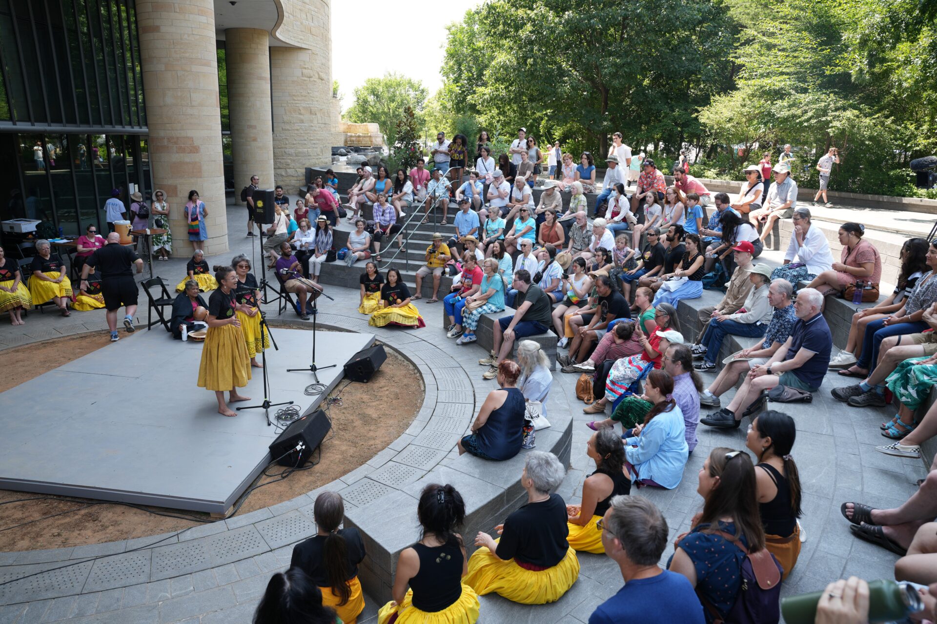 A performance at National Museum of the American Indian