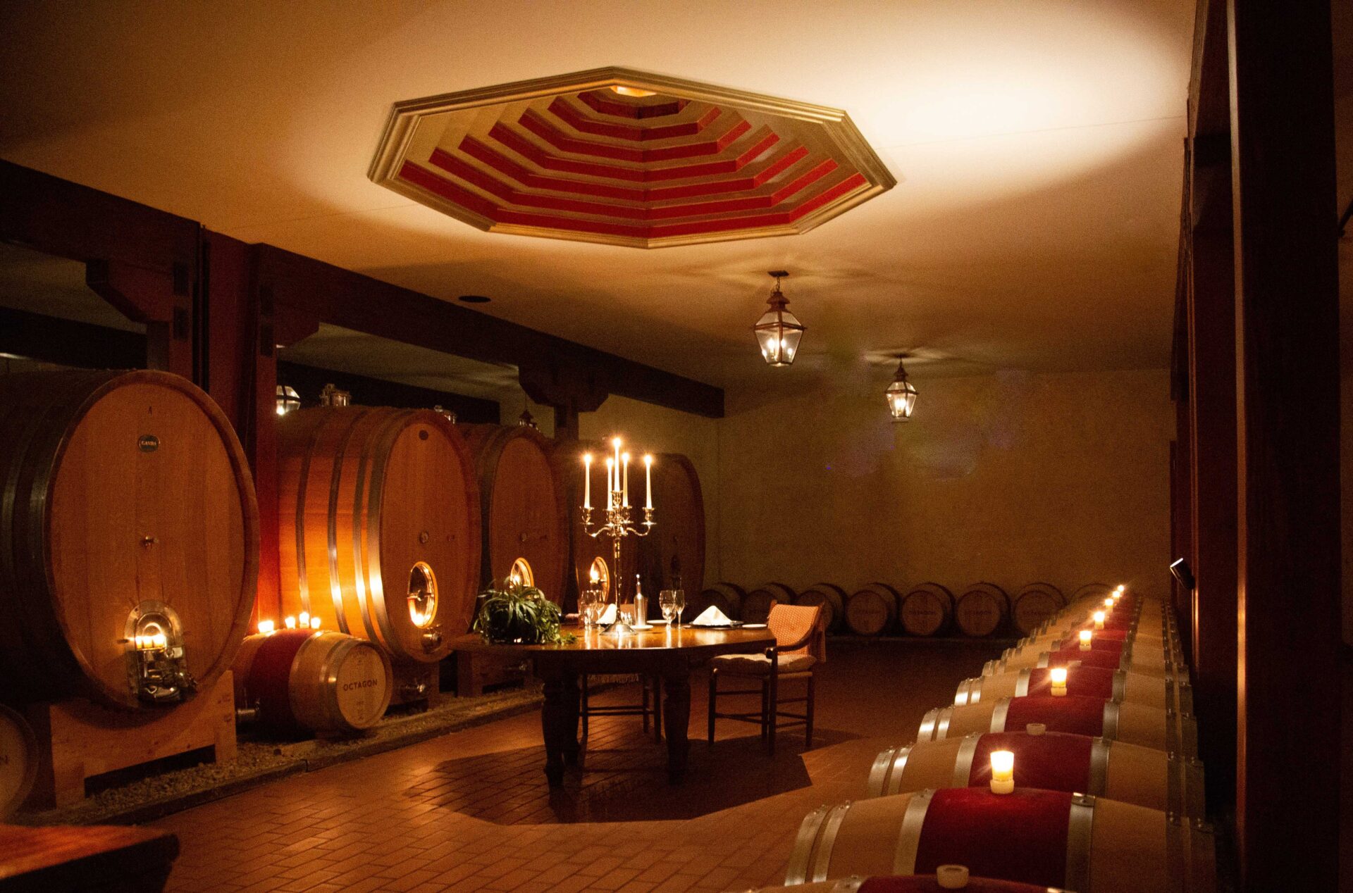 A wine cellar